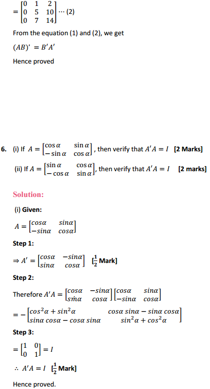 MP Board Class 12th Maths Solutions Chapter 3 Matrices Ex 3.3 9