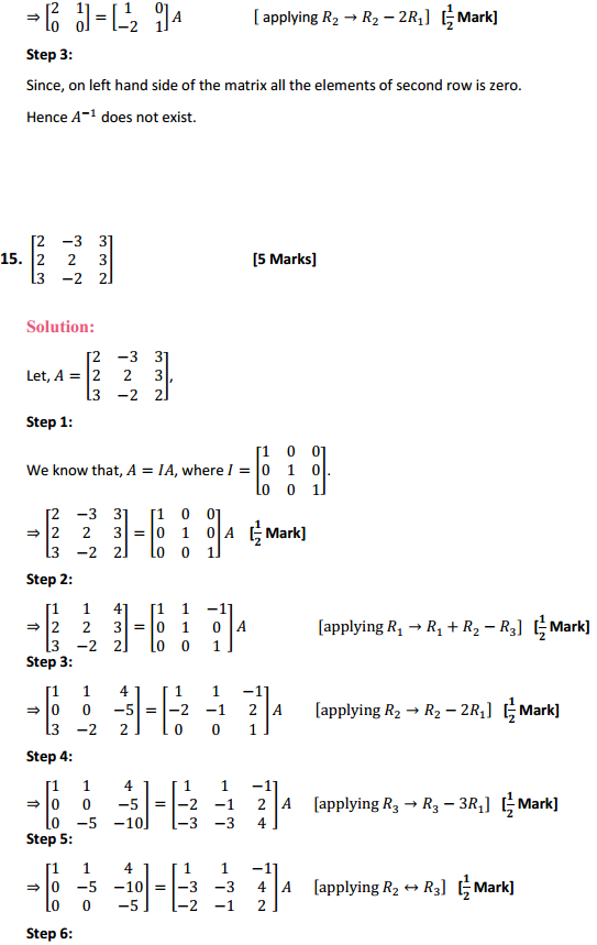 MP Board Class 12th Maths Solutions Chapter 3 Matrices Ex 3.4 12