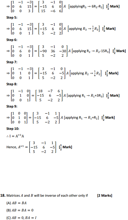 MP Board Class 12th Maths Solutions Chapter 3 Matrices Ex 3.4 16