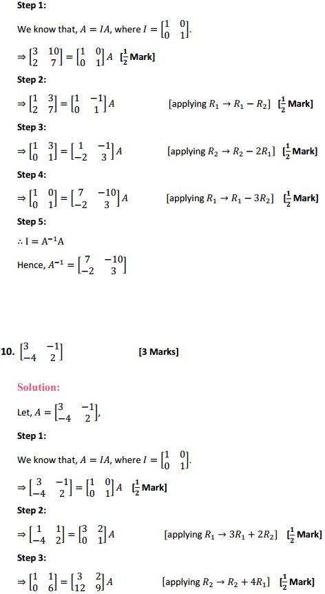 MP Board Class 12th Maths Solutions Chapter 3 Matrices Ex 3.4 8