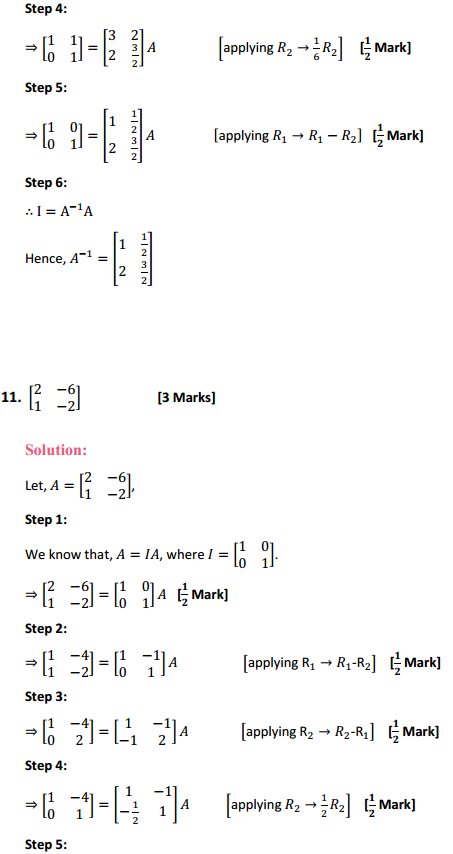 MP Board Class 12th Maths Solutions Chapter 3 Matrices Ex 3.4 9