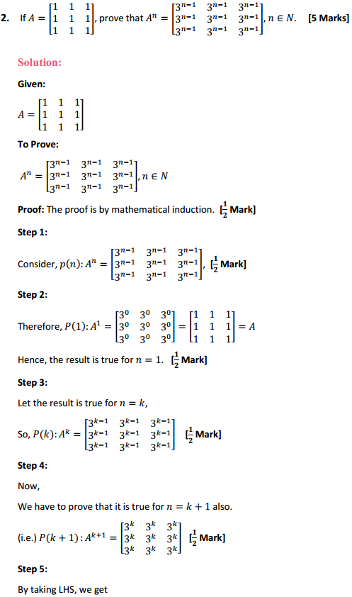 MP Board Class 12th Maths Solutions Chapter 3 Matrices Miscellaneous Exercise 3