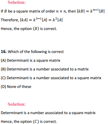 MP Board Class 12th Maths Solutions Chapter 4 Determinants Ex 4.2 13