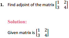 MP Board Class 12th Maths Solutions Chapter 4 Determinants Ex 4.5 1