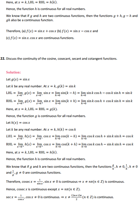 MP Board Class 12th Maths Solutions Chapter 5 Continuity and Differentiability Ex 5.1 24