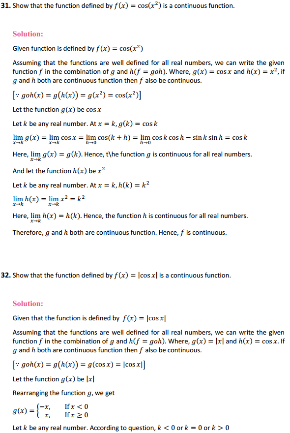MP Board Class 12th Maths Solutions Chapter 5 Continuity and Differentiability Ex 5.1 35