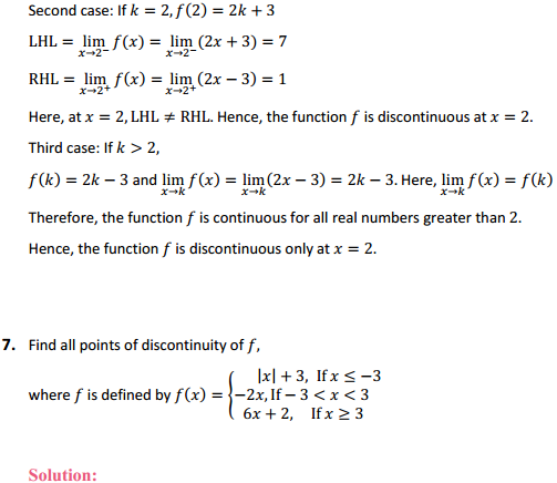 MP Board Class 12th Maths Solutions Chapter 5 Continuity and Differentiability Ex 5.1 7