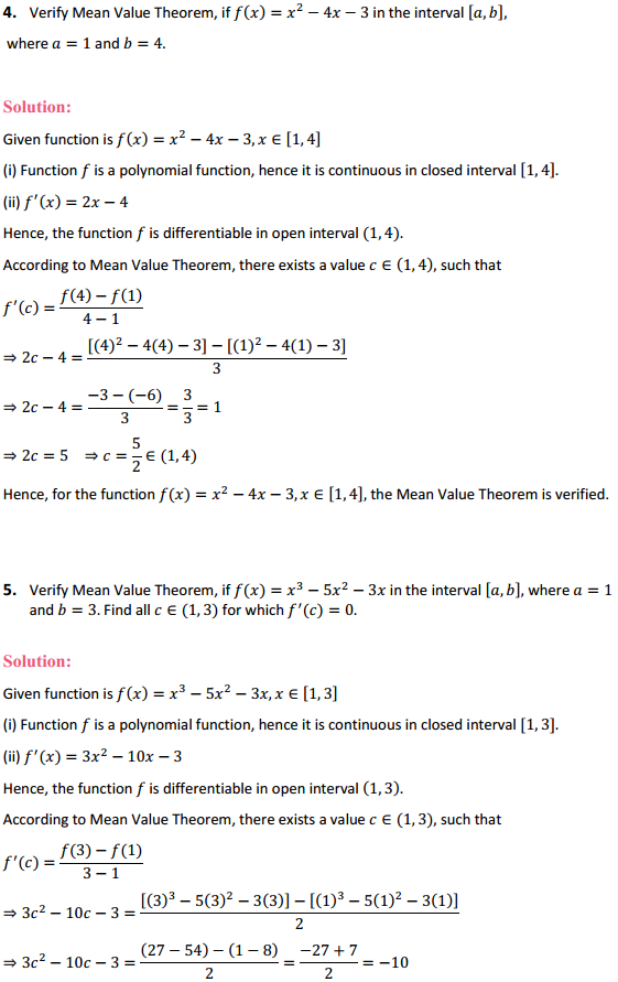 MP Board Class 12th Maths Solutions Chapter 5 Continuity and Differentiability Ex 5.8 4