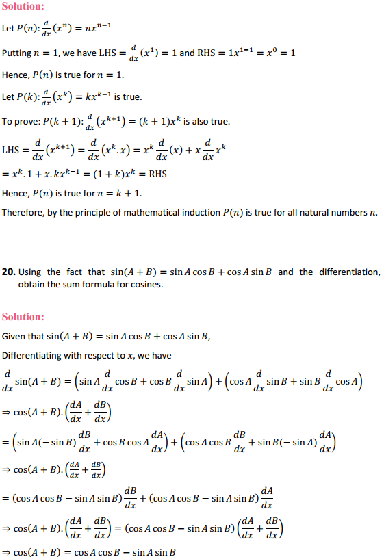 MP Board Class 12th Maths Solutions Chapter 5 Continuity and Differentiability Miscellaneous Exercise 17