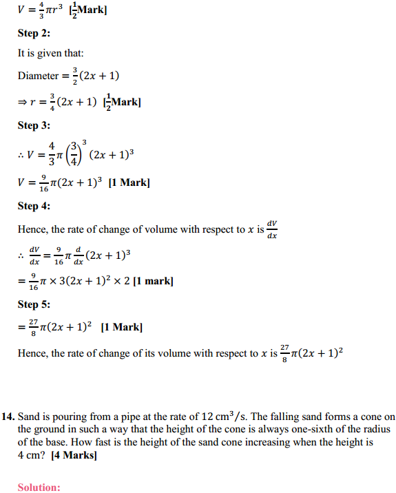 MP Board Class 12th Maths Solutions Chapter 6 Application of Derivatives Ex 6.1 15