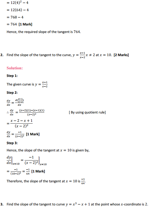 MP Board Class 12th Maths Solutions Chapter 6 Application of Derivatives Ex 6.3 2