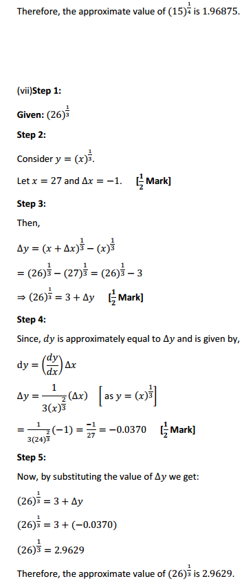 MP Board Class 12th Maths Solutions Chapter 6 Application of Derivatives Ex 6.4 11