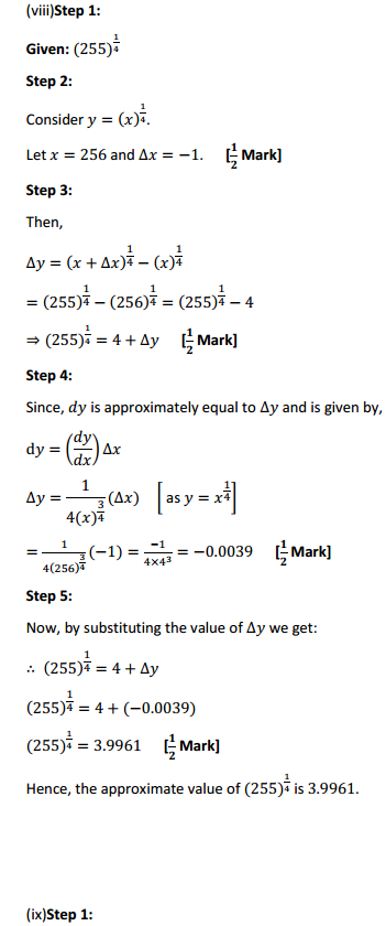 MP Board Class 12th Maths Solutions Chapter 6 Application of Derivatives Ex 6.4 12
