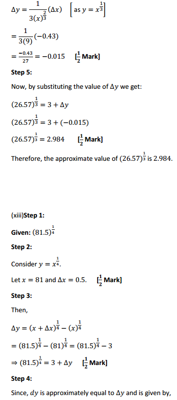 MP Board Class 12th Maths Solutions Chapter 6 Application of Derivatives Ex 6.4 19
