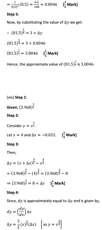 MP Board Class 12th Maths Solutions Chapter 6 Application of Derivatives Ex 6.4 21