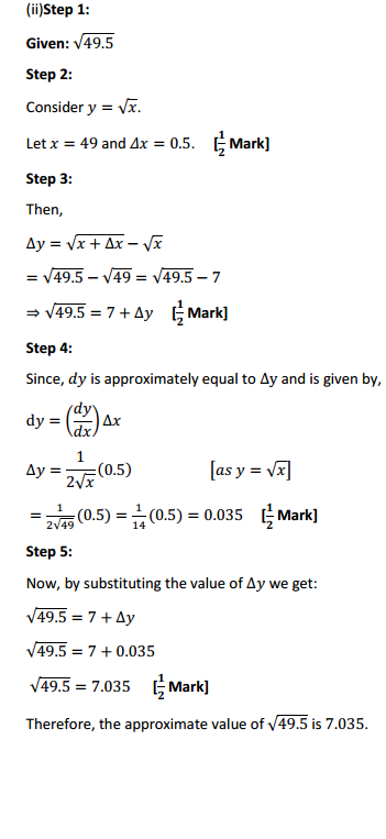 MP Board Class 12th Maths Solutions Chapter 6 Application of Derivatives Ex 6.4 3