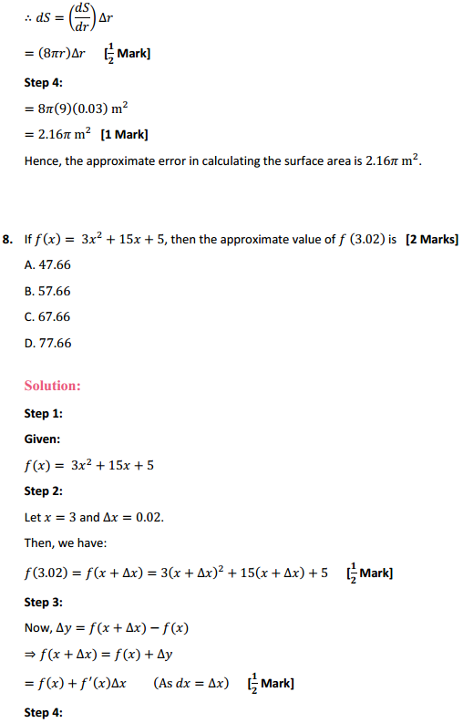 MP Board Class 12th Maths Solutions Chapter 6 Application of Derivatives Ex 6.4 32
