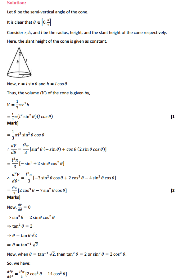 MP Board Class 12th Maths Solutions Chapter 6 Application of Derivatives Ex 6.5 64