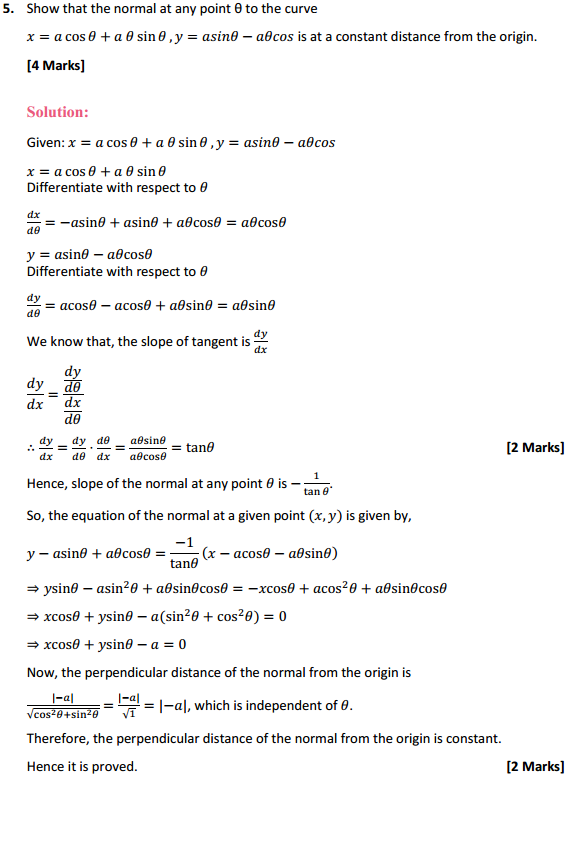 MP Board Class 12th Maths Solutions Chapter 6 Application of Derivatives Miscellaneous Exercise 10