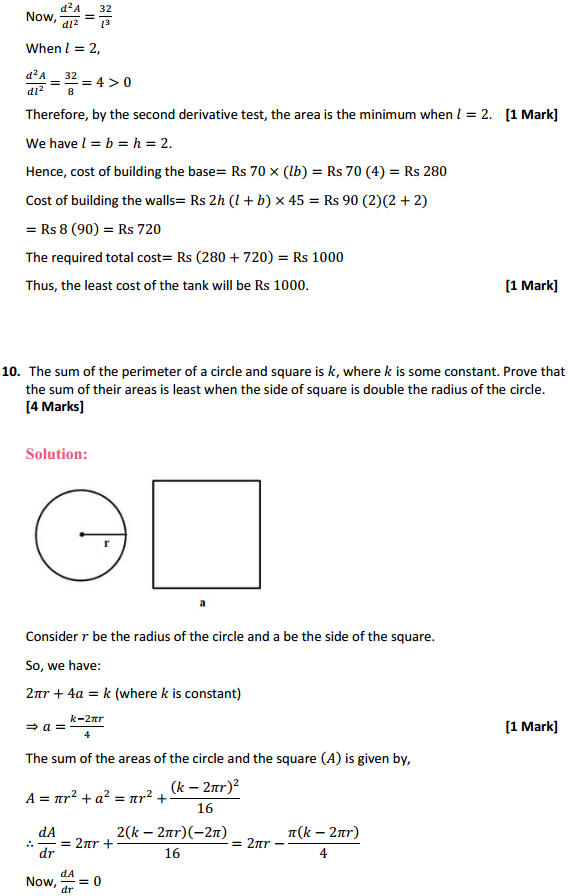 MP Board Class 12th Maths Solutions Chapter 6 Application of Derivatives Miscellaneous Exercise 19
