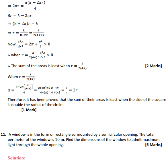 MP Board Class 12th Maths Solutions Chapter 6 Application of Derivatives Miscellaneous Exercise 20