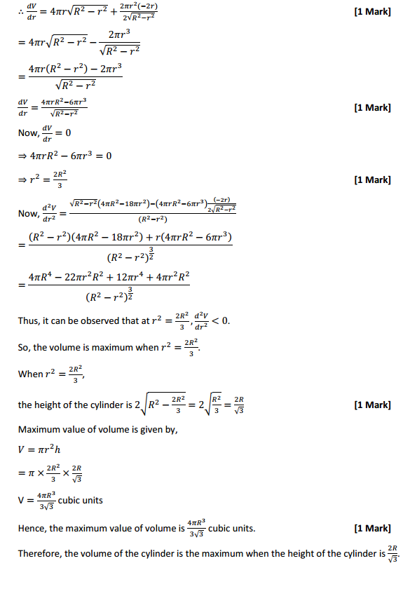 MP Board Class 12th Maths Solutions Chapter 6 Application of Derivatives Miscellaneous Exercise 34