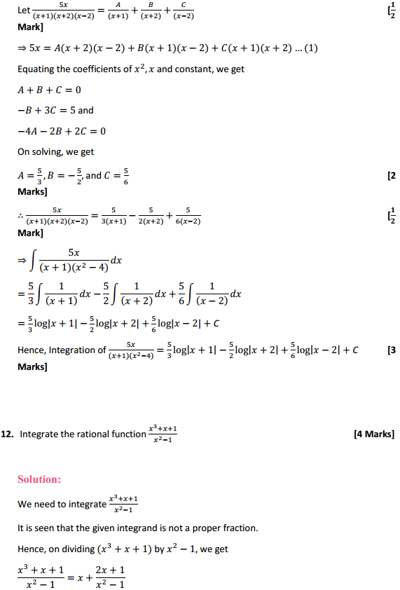 MP Board Class 12th Maths Solutions Chapter 7 Integrals Ex 7.5 11