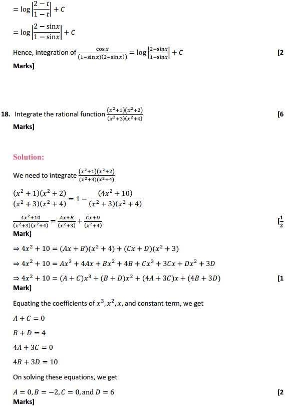 MP Board Class 12th Maths Solutions Chapter 7 Integrals Ex 7.5 17