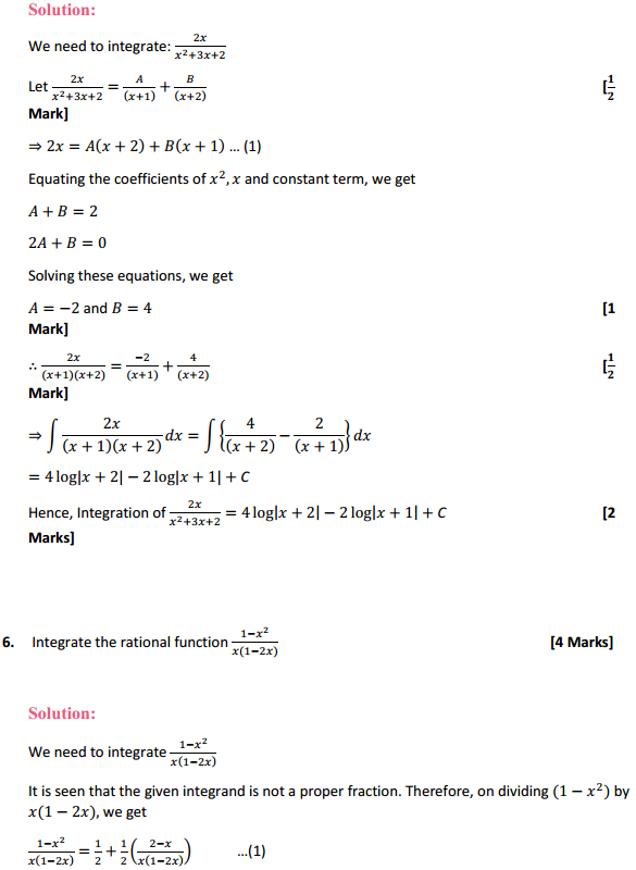 MP Board Class 12th Maths Solutions Chapter 7 Integrals Ex 7.5 5