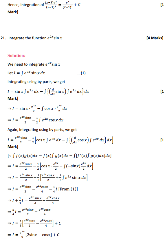 MP Board Class 12th Maths Solutions Chapter 7 Integrals Ex 7.6 16