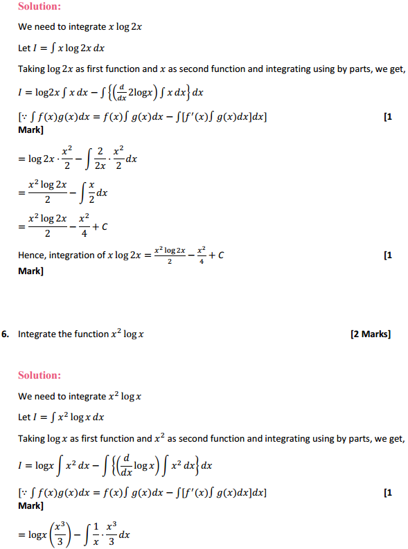 MP Board Class 12th Maths Solutions Chapter 7 Integrals Ex 7.6 4