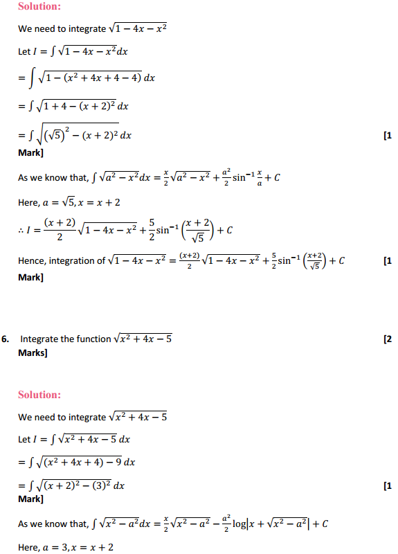 MP Board Class 12th Maths Solutions Chapter 7 Integrals Ex 7.7 4
