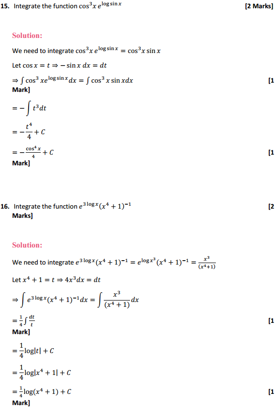 MP Board Class 12th Maths Solutions Chapter 7 Integrals Miscellaneous Exercise 11