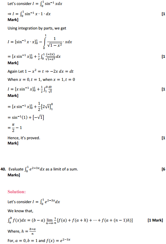MP Board Class 12th Maths Solutions Chapter 7 Integrals Miscellaneous Exercise 31