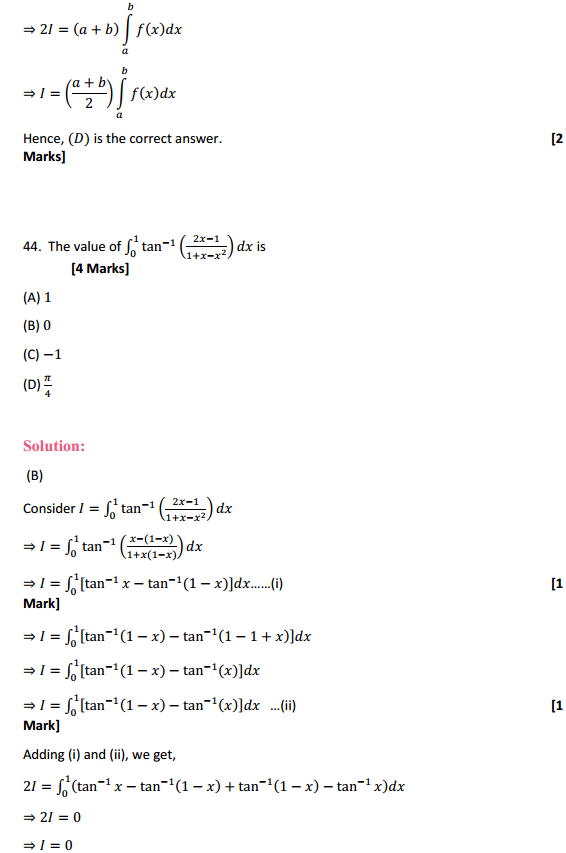MP Board Class 12th Maths Solutions Chapter 7 Integrals Miscellaneous Exercise 35