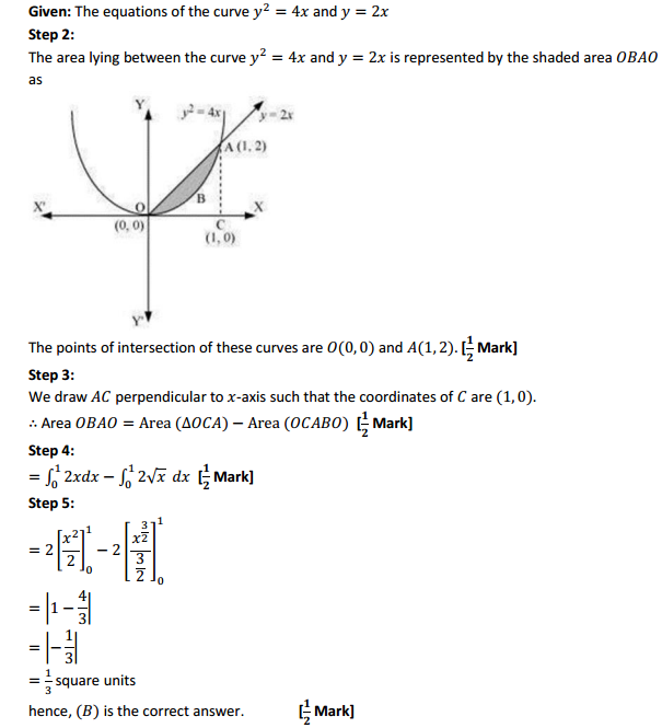 MP Board Class 12th Maths Solutions Chapter 8 Application of Integrals Ex 8.2 9