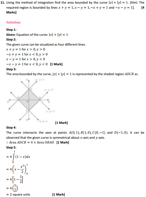 MP Board Class 12th Maths Solutions Chapter 8 Application of Integrals Miscellaneous Exercise 14