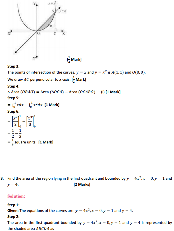 MP Board Class 12th Maths Solutions Chapter 8 Application of Integrals Miscellaneous Exercise 4