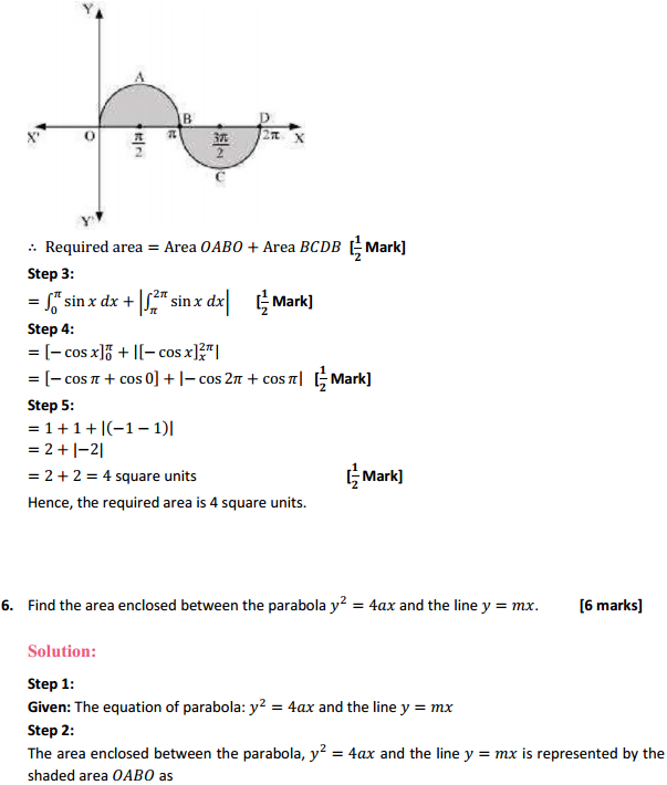 MP Board Class 12th Maths Solutions Chapter 8 Application of Integrals Miscellaneous Exercise 5