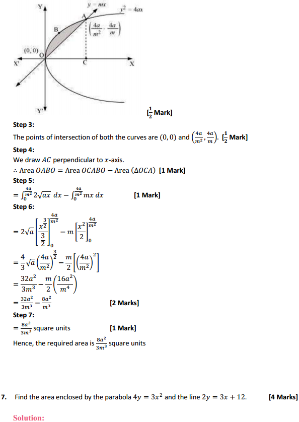 MP Board Class 12th Maths Solutions Chapter 8 Application of Integrals Miscellaneous Exercise 8