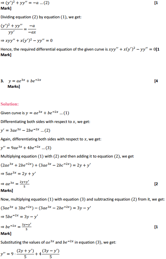 MP Board Class 12th Maths Solutions Chapter 9 Differential Equations Ex 9.3 3