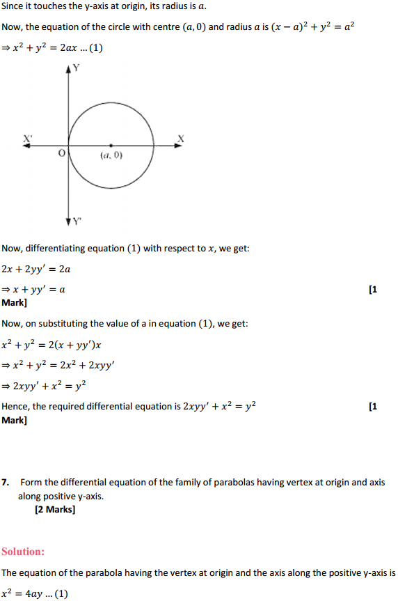 MP Board Class 12th Maths Solutions Chapter 9 Differential Equations Ex 9.3 6