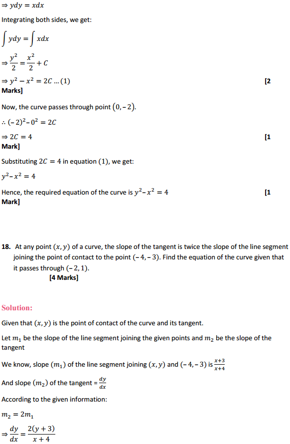 MP Board Class 12th Maths Solutions Chapter 9 Differential Equations Ex 9.4 18