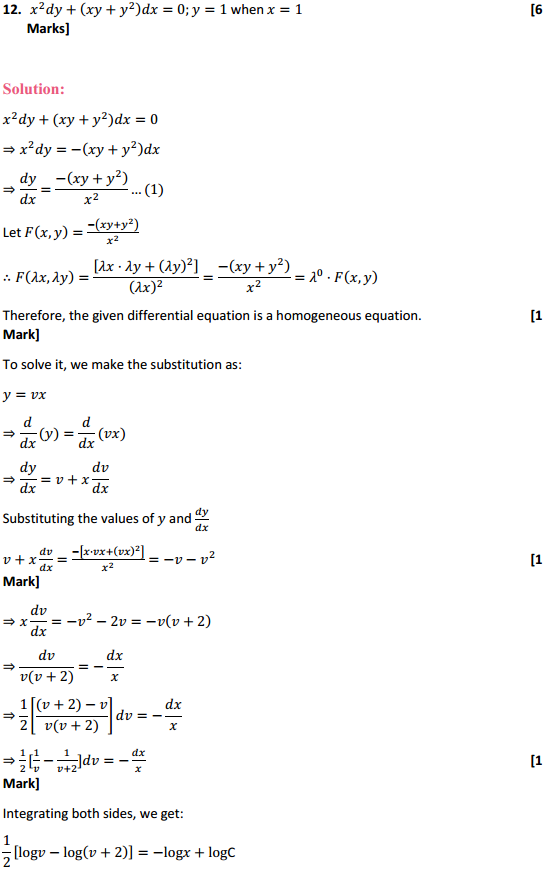 MP Board Class 12th Maths Solutions Chapter 9 Differential Equations Ex 9.5 23