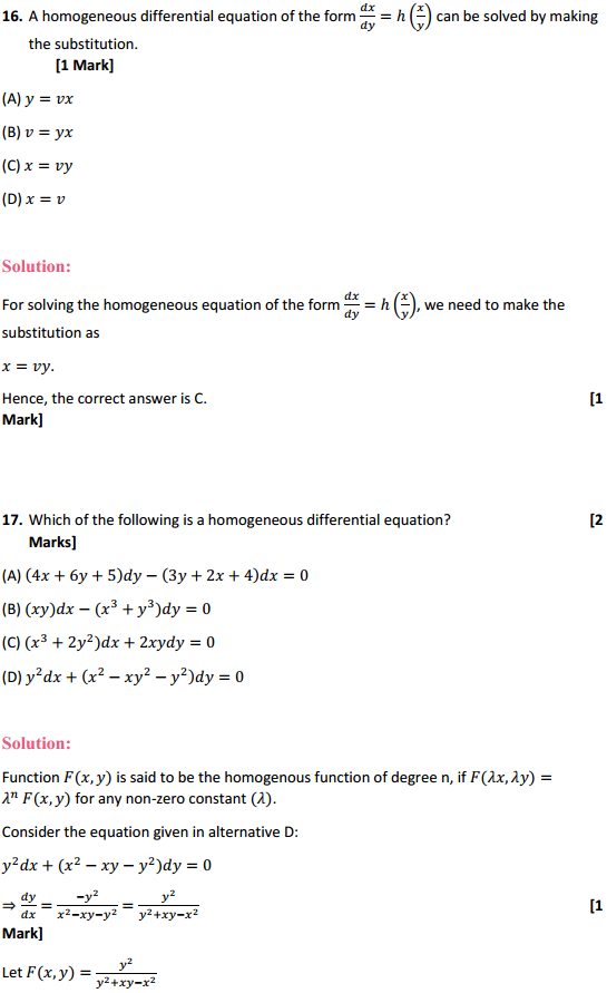 MP Board Class 12th Maths Solutions Chapter 9 Differential Equations Ex 9.5 32