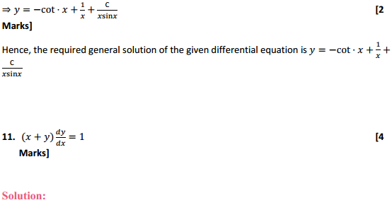 MP Board Class 12th Maths Solutions Chapter 9 Differential Equations Ex 9.6 16