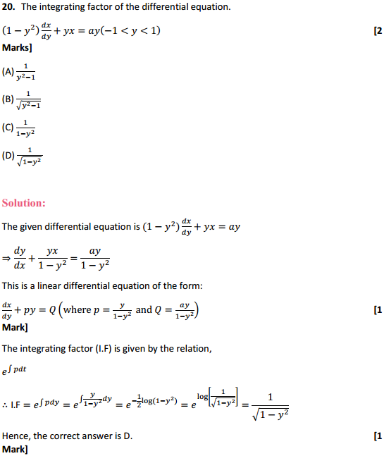 MP Board Class 12th Maths Solutions Chapter 9 Differential Equations Ex 9.6 30