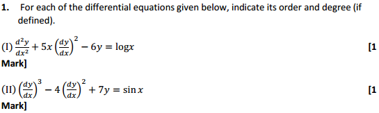 MP Board Class 12th Maths Solutions Chapter 9 Differential Equations Miscellaneous Exercise 1