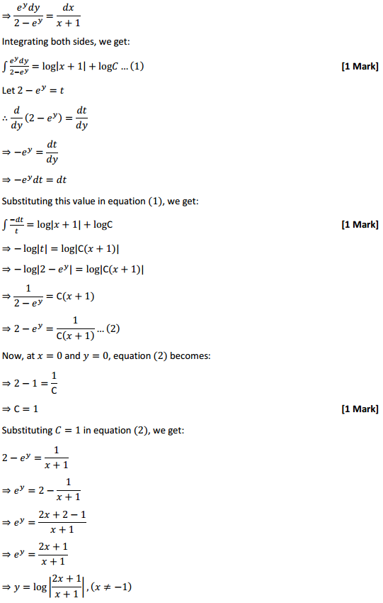 MP Board Class 12th Maths Solutions Chapter 9 Differential Equations Miscellaneous Exercise 29