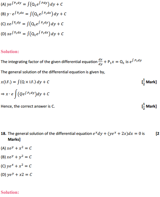 MP Board Class 12th Maths Solutions Chapter 9 Differential Equations Miscellaneous Exercise 34